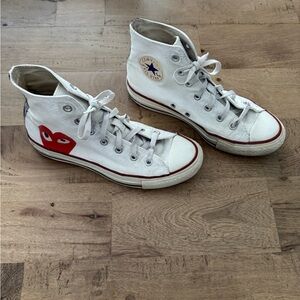 CDG CONVERSE X COMME DES GARCONS PLAY Heart Hi Sneaker unisex
